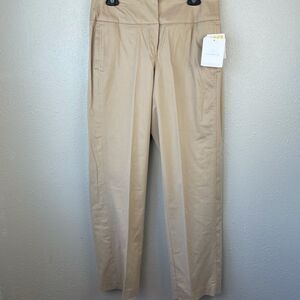 NWT Liz Claiborne Tan Audra Slacks Size 10